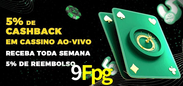 Promoções do cassino ao Vivo 9Fpg